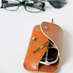 ซองหนังใส่แว่นตา Glasses Case หนังแท้ ฟอกฝาด Vegetable Tanned Leather